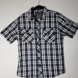 Affliction Standard Black Premium Button Down
